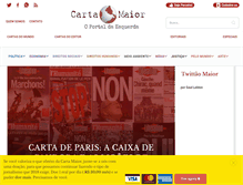 Tablet Screenshot of cartamaior.com.br